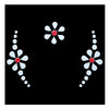 Comet Busters® White, Red, Multicolor Floral, Bengali – PVC – Handcrafted, Reusable & Skin-Friendly Bindis for Bridal Wear (Free Size) – Forehead Bindi Stickers for Women & Girls – BIN2457