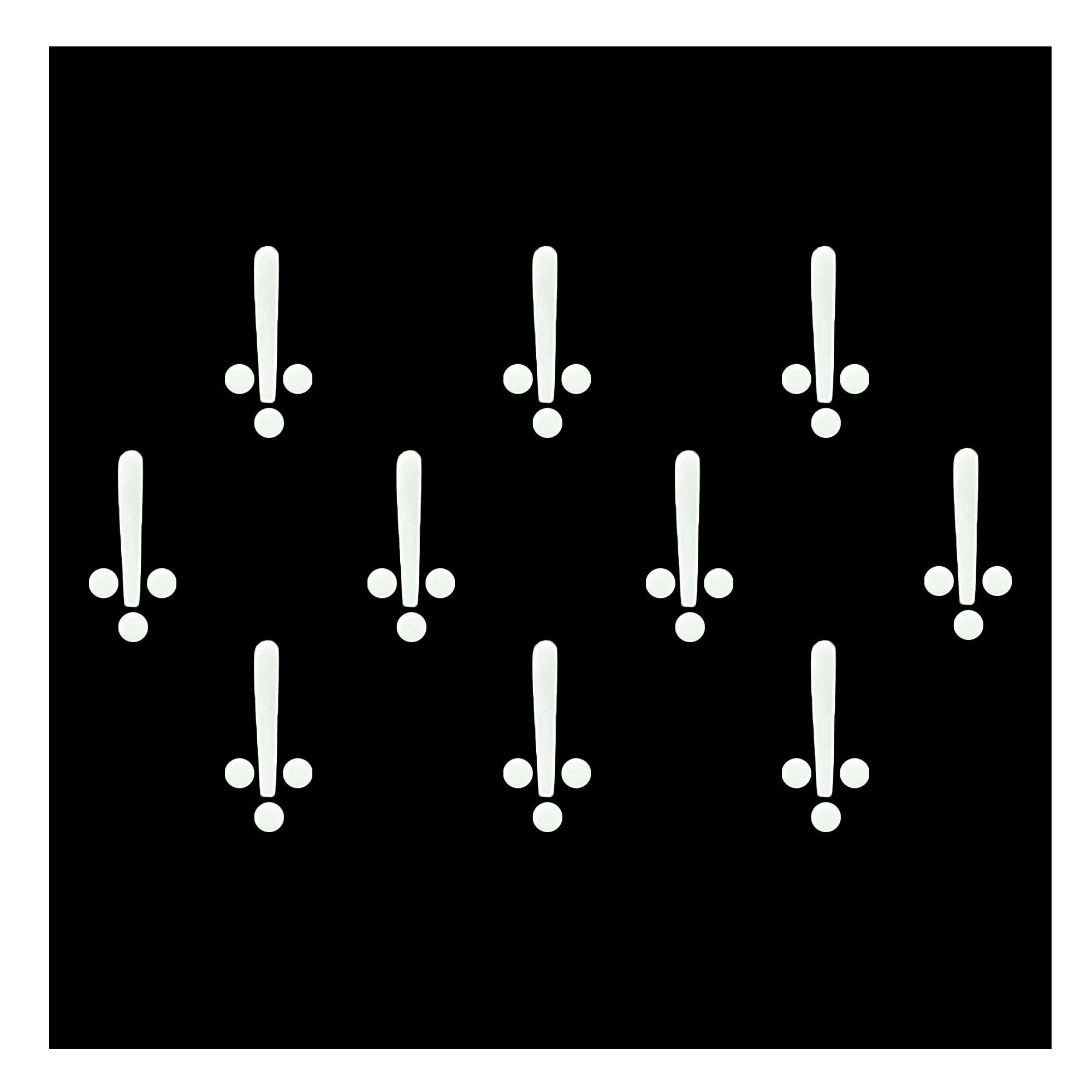 Comet Busters white tilak bindi featuring a vertical U-shaped tilak with three matching round dots below. Traditional self-adhesive forehead sticker inspired by Vaishnav spiritual symbolism, suitable for puja, temple visits, festivals, and religious ceremonies.