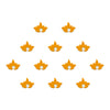 Comet Busters® Yellow Floral, Lotus – Velvet, Diamond – Handcrafted, Reusable & Skin-Friendly Bindis for Party Wear (6mm) – Forehead Bindi Stickers for Women & Girls – BIN2253