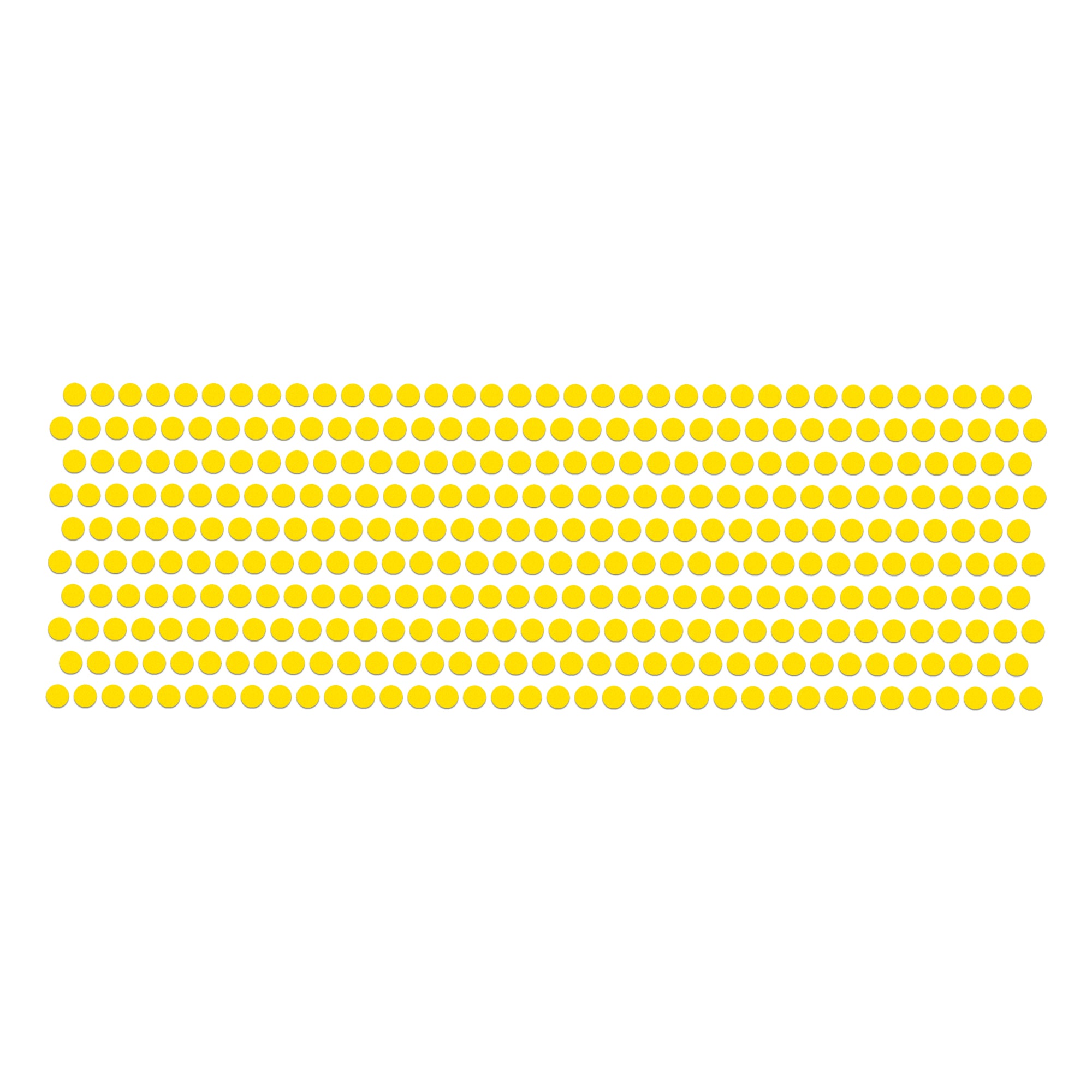 Comet Busters classic round yellow bindis featuring plain circular dot design, traditional forehead stickers for daily wear, festivals, cultural events, and ethnic fashion