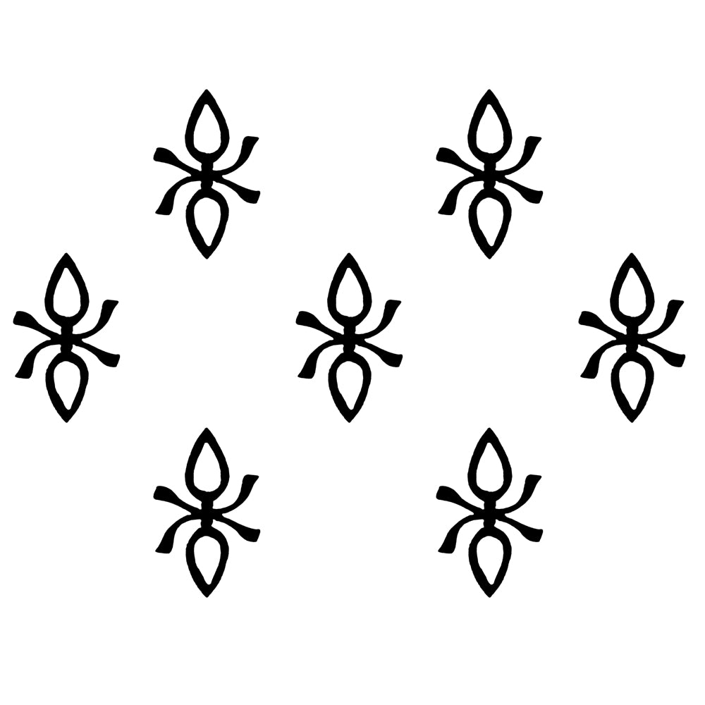 Comet Busters® Black Designer Classic Bindis – Handcrafted, Reusable, Skin-Safe Indian Forehead Stickers for Women