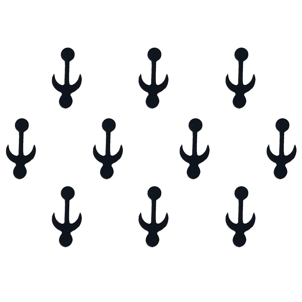 Comet Busters® Black Designer Classic Bindis – Handcrafted, Reusable, Skin-Safe Indian Forehead Stickers for Women