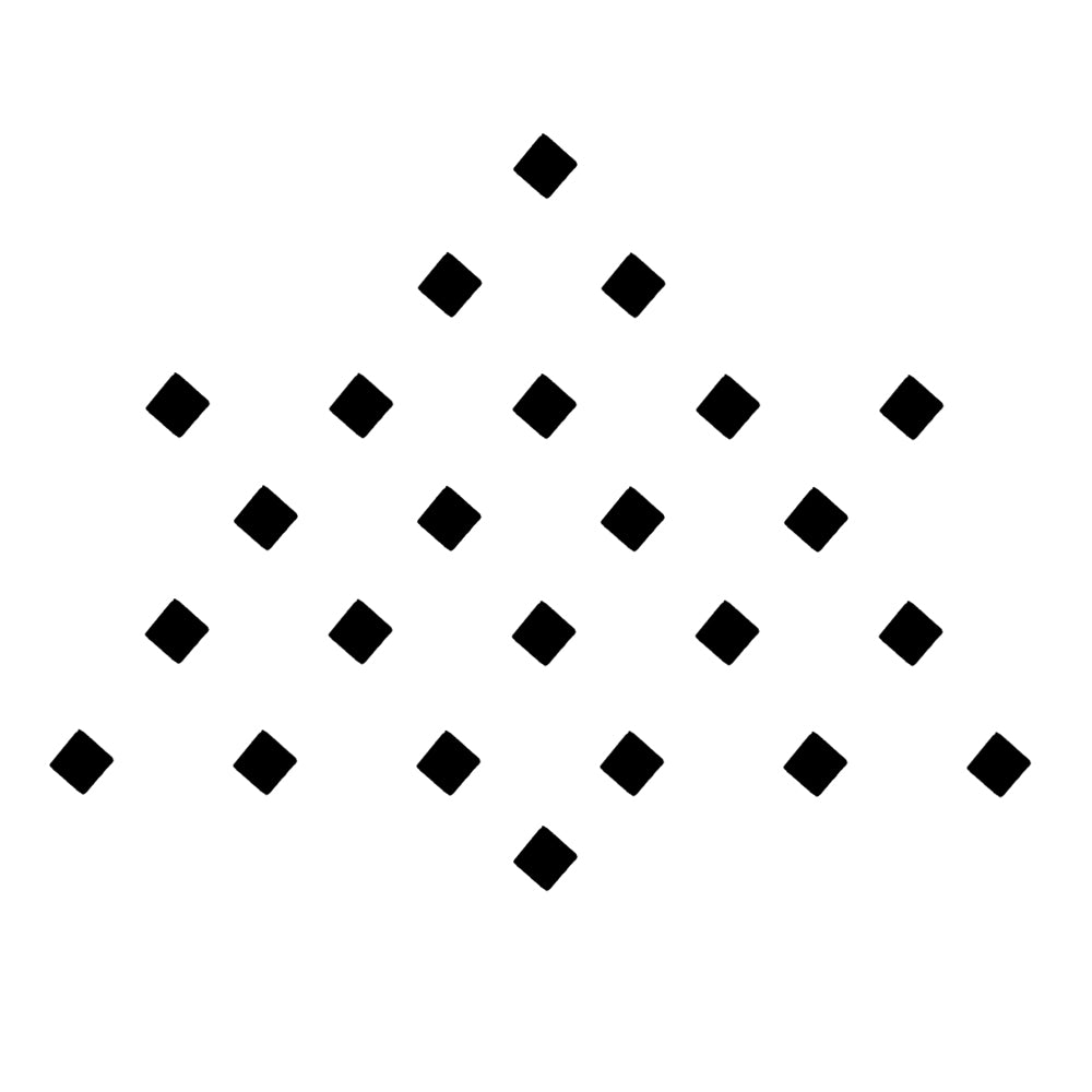 Comet Busters® Black Square Classic Bindis – Handcrafted, Reusable, Skin-Safe Indian Forehead Stickers for Women
