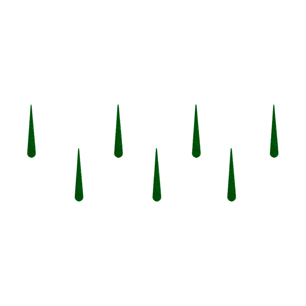 Comet Busters® Green Tilak Classic Bindis – Handcrafted, Reusable, Skin-Safe Indian Forehead Stickers for Women