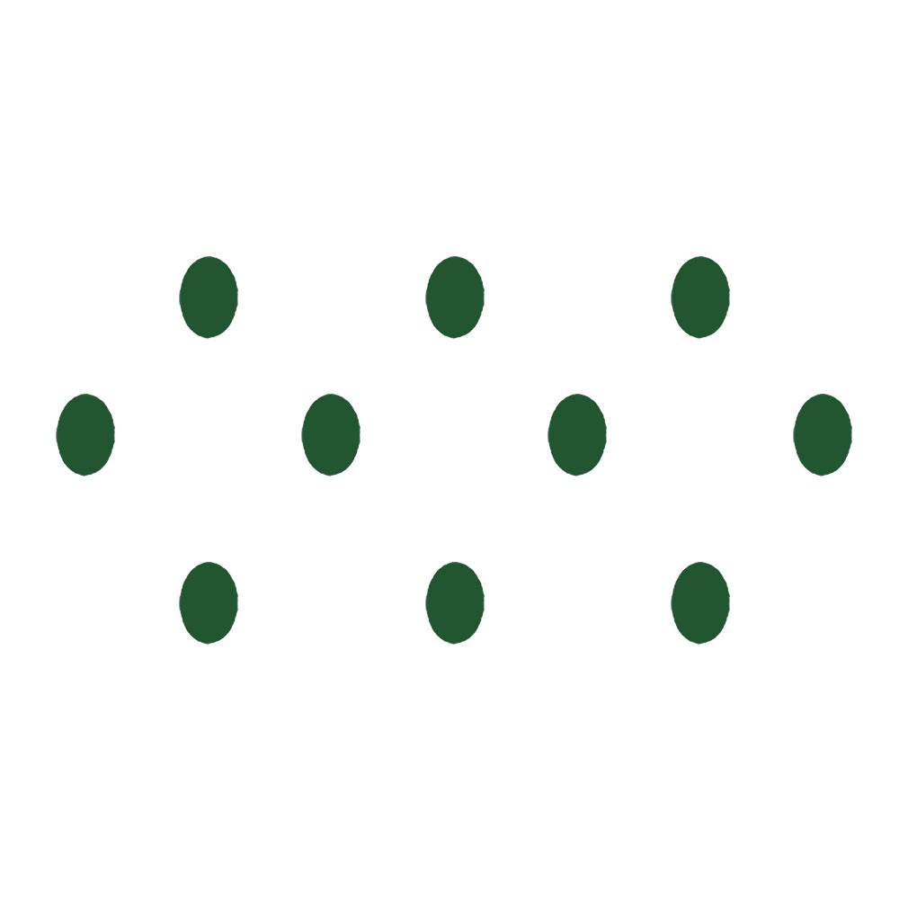 Comet Busters® Green Oval Classic Bindis – Handcrafted, Reusable, Skin-Safe Indian Forehead Stickers for Women