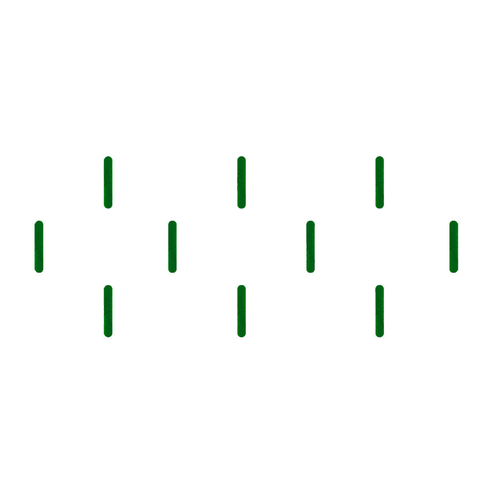 Comet Busters® Green Designer Classic Bindis – Handcrafted, Reusable, Skin-Safe Indian Forehead Stickers for Women