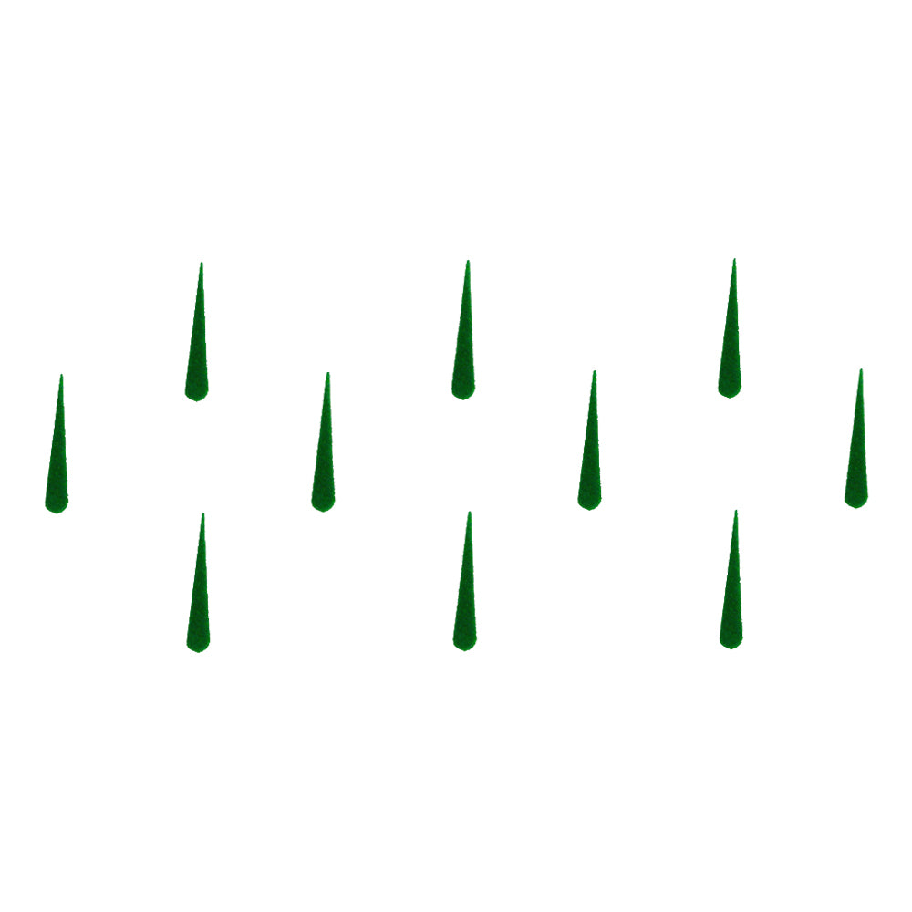 Comet Busters® Green Tilak Classic Bindis – Handcrafted, Reusable, Skin-Safe Indian Forehead Stickers for Women