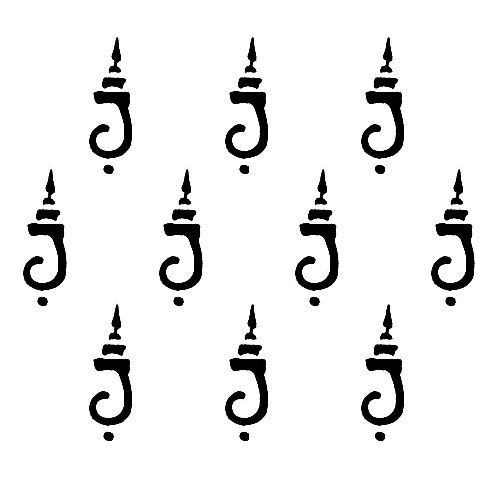 Comet Busters® Black Designer Classic Bindis – Handcrafted, Reusable, Skin-Safe Indian Forehead Stickers for Women