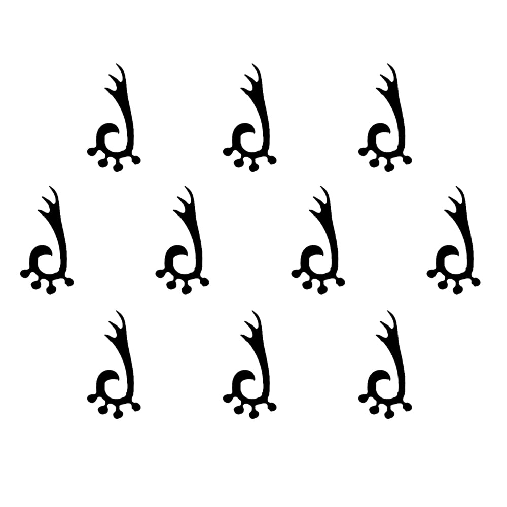 Comet Busters Ganesh Symbol Designer Bindi for Women and Girls, Black Lord Ganesha Inspired Symbol Bindi, Sacred Forehead Stickers for Pooja, Ganesh Chaturthi, Festivals, Temple Visits and Traditional Ethnic Wear