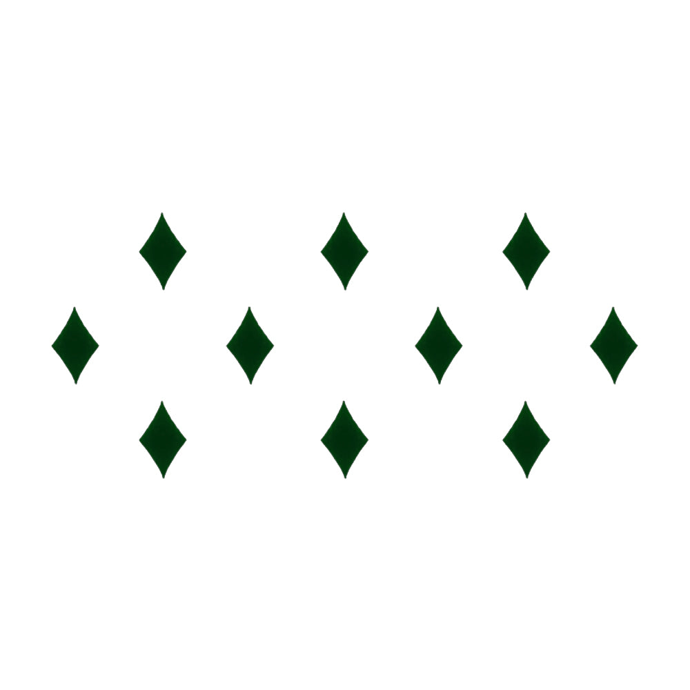 Comet Busters® Green Square Classic Bindis – Handcrafted, Reusable, Skin-Safe Indian Forehead Stickers for Women