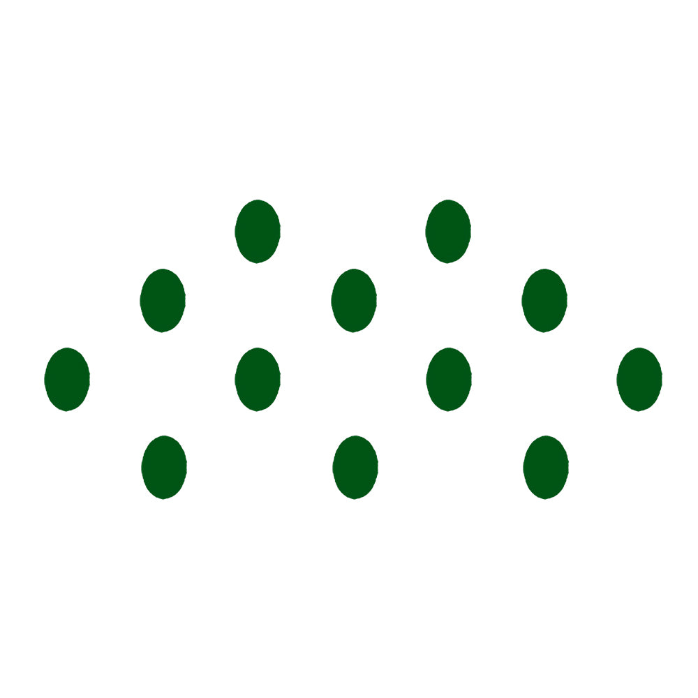 Comet Busters® Green Oval Classic Bindis – Handcrafted, Reusable, Skin-Safe Indian Forehead Stickers for Women