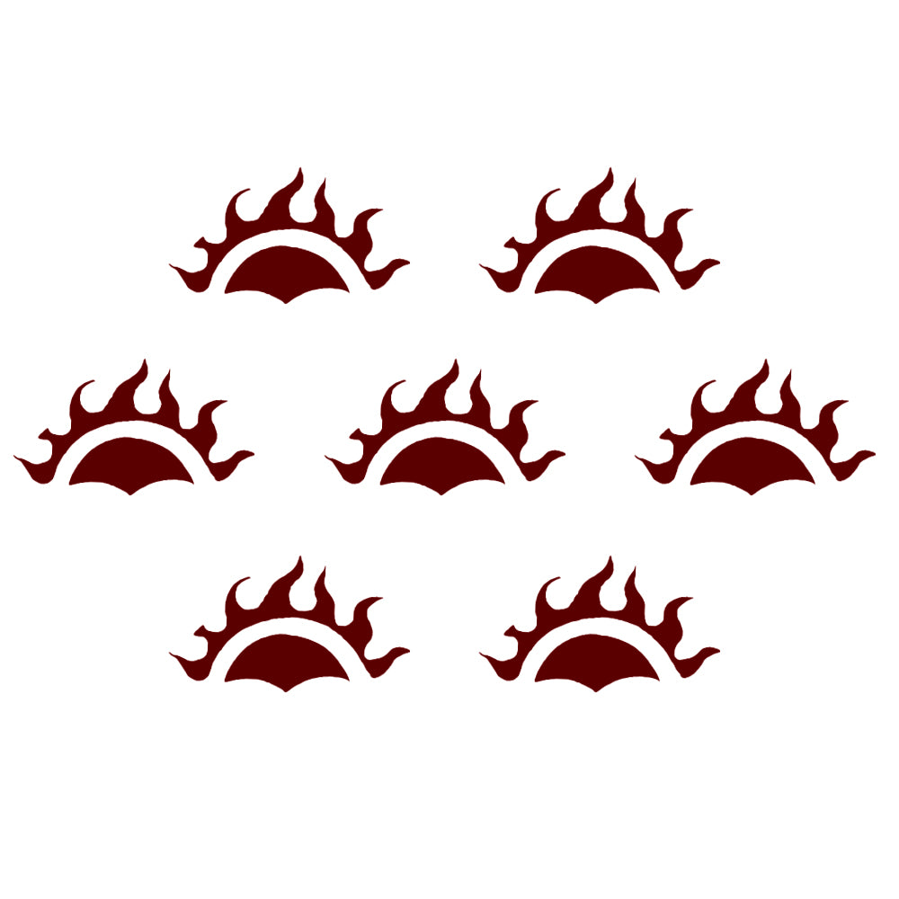 Comet Busters® Maroon Designer Classic Bindis – Handcrafted, Reusable, Skin-Safe Indian Forehead Stickers for Women