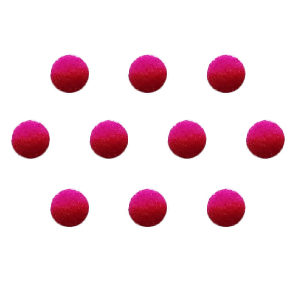 Comet Busters® Pink Round Classic Bindis – Handcrafted, Reusable, Skin-Safe Indian Forehead Stickers for Women