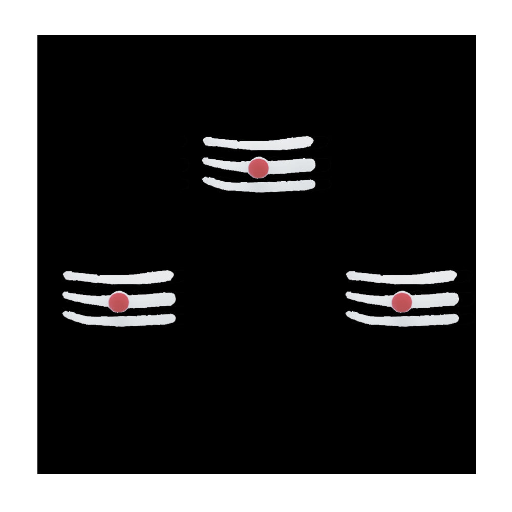 Comet Busters® White Designer Classic Bindis – Handcrafted, Reusable, Skin-Safe Indian Forehead Stickers for Women