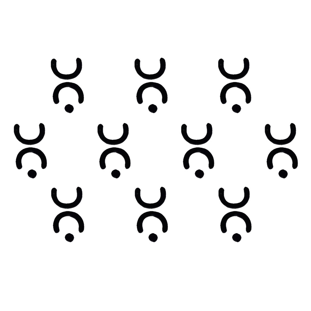 Comet Busters® Black Designer Classic Bindis – Handcrafted, Reusable, Skin-Safe Indian Forehead Stickers for Women
