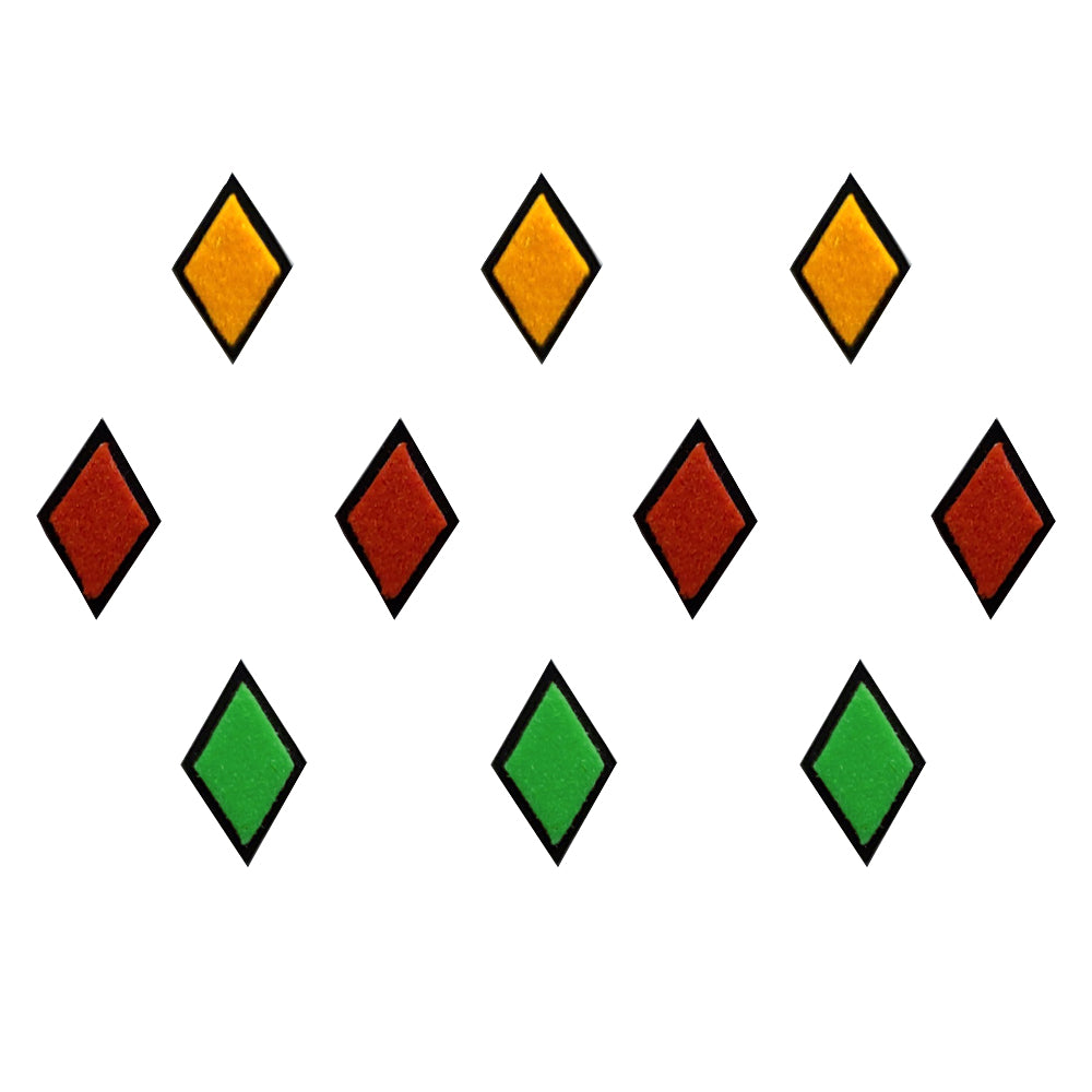 Comet Busters® Maroon Square Classic Bindis – Handcrafted, Reusable, Skin-Safe Indian Forehead Stickers for Women