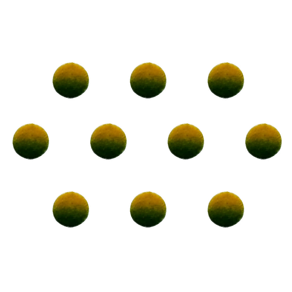 Comet Busters® Green Round Classic Bindis – Handcrafted, Reusable, Skin-Safe Indian Forehead Stickers for Women