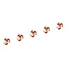 Comet Busters® Maroon Spiritual – Diamond, Velvet – Handcrafted, Reusable & Skin-Friendly Bindis for Spiritual Wear (8mm) – Forehead Bindi Stickers for Women & Girls – BIN1226