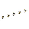 Comet Busters® Multicolor, Black Spiritual – Diamond, Velvet – Handcrafted, Reusable & Skin-Friendly Bindis for Party Wear (8mm) – Forehead Bindi Stickers for Women & Girls – BIN1227