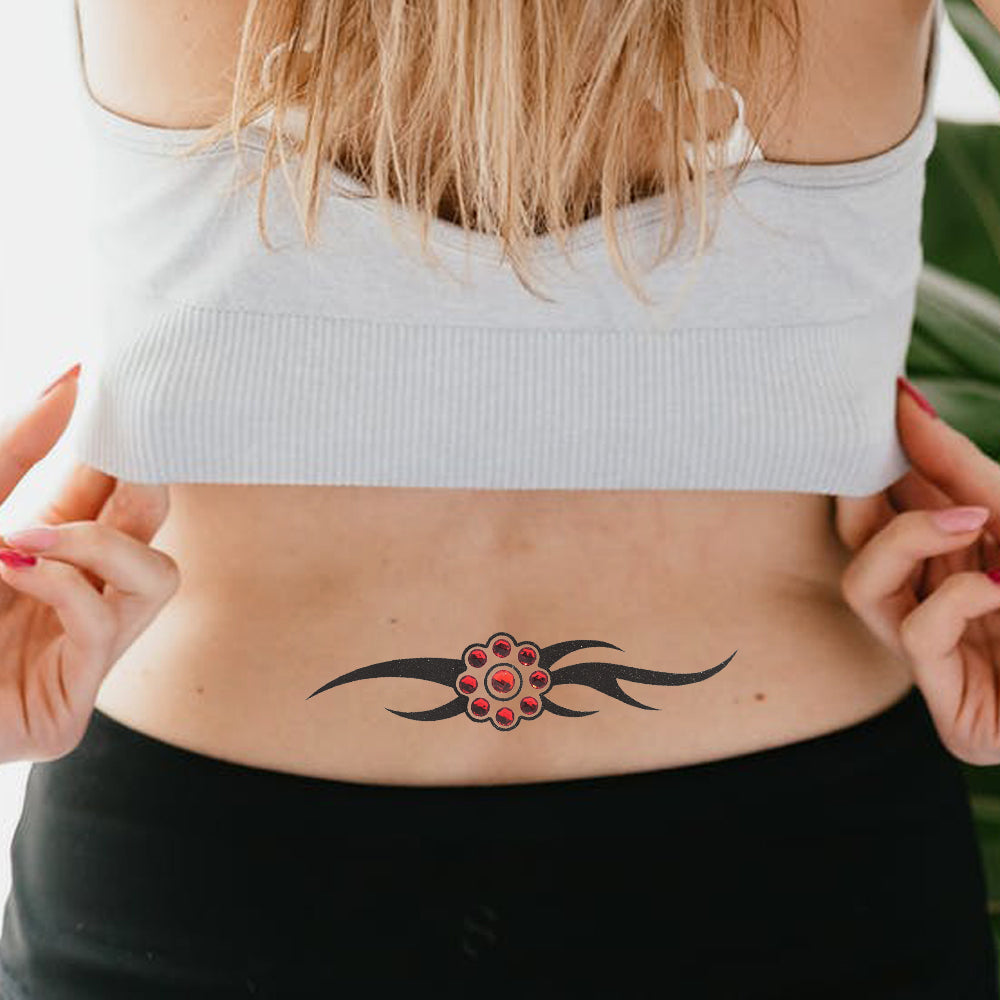 Temporary Tattoo Stickers Chest Back Navel Scar Covering - Temu